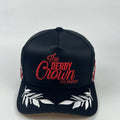 The Derby Crown Black & Red Satin-Lined Snapback